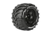 Louise MT-Cyclone MFT banden op zwarte velgen voor 1/8 MT - 1/2 offset - thumbnail