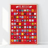 Gift Republic Scratch Poster - 100 Musicals
Gift Republic Kraskaart Poster - 100 Musicals - thumbnail