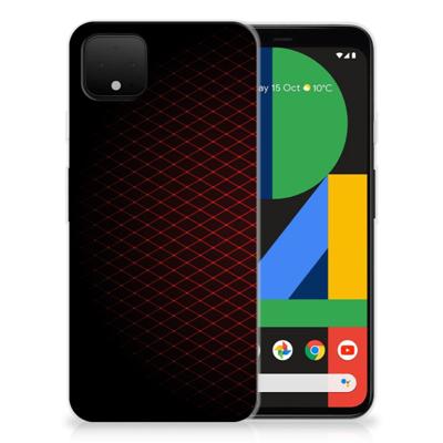Google Pixel 4 XL TPU bumper Geruit Rood Google Pixel 4 XL TPU bumper Geruit Rood