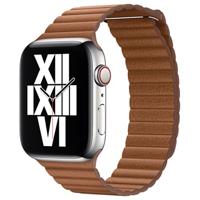 Apple origineel Leather Loop Apple Watch large 42mm / 44mm / 45mm Saddle Brown - MXAF2ZM/A - thumbnail
