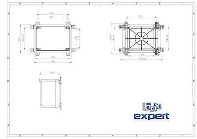Boxexpert BXPPABSB300400220-F01 Installatiebehuizing 220 x 300 x 400 ABS kunststof Zwart 1 stuk(s) Boxexpert BXPPABSB300400220-F01 Installatiebehuizing 220 x 300 x 400 ABS kunststof Zwart 1 stuk(s)