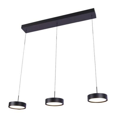 Freelight Hanglamp Alieno 3 lichts L 90 cm comfortlift zwart