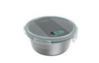 Rotho Nala Clic and Lock Vershouddoos 0.9L Mistletoe Green/RVS - thumbnail