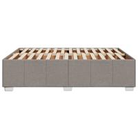 Bedframe zonder matras stof taupe 160x200 cm - thumbnail
