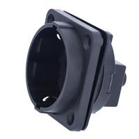 AS Schwabe 45081 Stopcontact (inbouw) Zwart - thumbnail