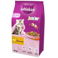WHISKAS Junior with chicken - droog kattenvoer - 14kg - thumbnail