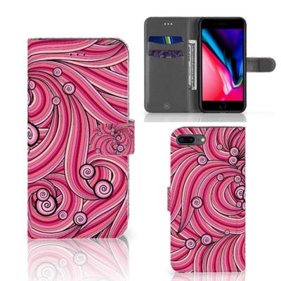 Apple iPhone 7 Plus | 8 Plus Hoesje Swirl Pink