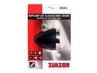 Simson Koplamp Voorvork ''Classic Mini'' - zwart - thumbnail