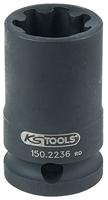 KS Tools 150.2236 1/2” remklauwdop, AS 22 - thumbnail