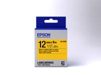 Epson Pastel Tape - LK-4YBP Pastel Blk/Yell 12/9 - thumbnail