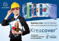 Elastomap exacompta kreacover a4 3 klep pp assorti | 5 stuks - thumbnail