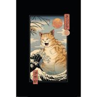 Poster Vincent Trinidad - Catzilla Ukiyoe 61x91,5cm - thumbnail
