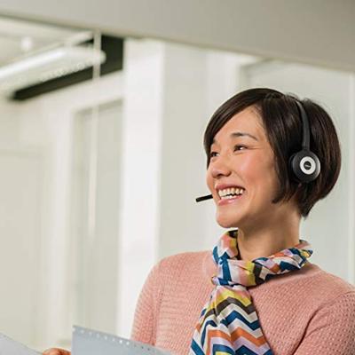 Jabra Pro 930 DUO UC DECT draadloze on-ear stereo headset - Unified Communications gecertificeerd - met ruisonderdrukking - voor gebruik met softphones in Europa - EU-stekker
