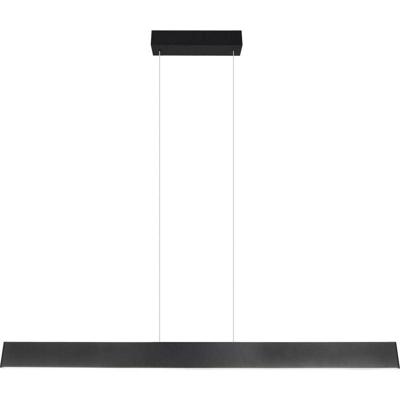 Trio Led kantoor hanglampGalway 150cm - zwart - 349710132