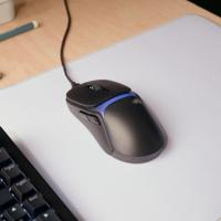 Glorious Gaming - bekabelde gamingmuis Model O3 - Ultralicht 54 g, optische knoppen met klikrate van 130M, 30K DPI BAMF 3.0-sensor, 750 IPS-tracking, 50G-versnelling, ondersteunt elk griptype - Zwart - thumbnail