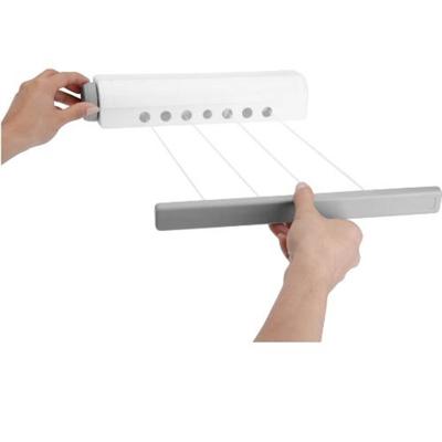 Basic Indoor waslijn 14 m wit/grijs