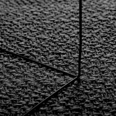 Vloerkleed ZIZUR binnen en buiten 200x290cm jute look antraciet - thumbnail