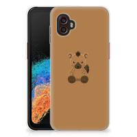 Samsung Galaxy Xcover 6 Pro Telefoonhoesje met Naam Baby Hyena - thumbnail
