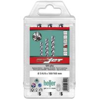 Heller TriJet 26812 7 Carbide Hamerboorset 5 mm, 6 mm, 8 mm SDS-Plus 1 set(s) - thumbnail