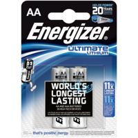 Energizer batterijen Lithium AA, blister van 2 stuks - thumbnail