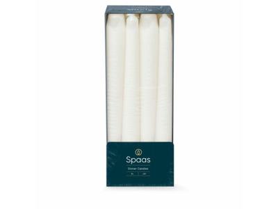 Dinerkaars d2.1h25 cm wit 8st Spaas - Spaas Dinerkaars d2.1h25 cm wit 8st Spaas - Spaas