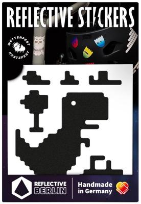 REFLECTIVE BERLIN reflexaufkleber "decals" ref.sticket ref.berlin decals t-rex black REFLECTIVE BERLIN reflexaufkleber "decals" ref.sticket ref.berlin decals t-rex black