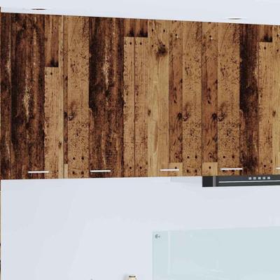 Hangkast met opslag Oudhout 80 x 31 x 80 cm Bewerkt hout