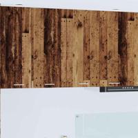 Hangkast met opslag Oudhout 80 x 31 x 80 cm Bewerkt hout - thumbnail