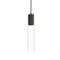 Lyora Glazen hanglampCylinder zwart - 7864 - thumbnail