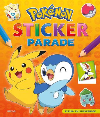 Deltas Pokemon sticker parade kleur- en stickerboek