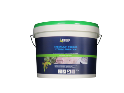 Bostik Steenlijm Poeder | Grijs | Emmer 15 kg - 30608621