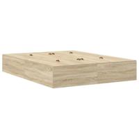 Opbergbedframe Sonoma Eiken 226.5 x 140 x 31.5 cm Bewerkt hout - thumbnail