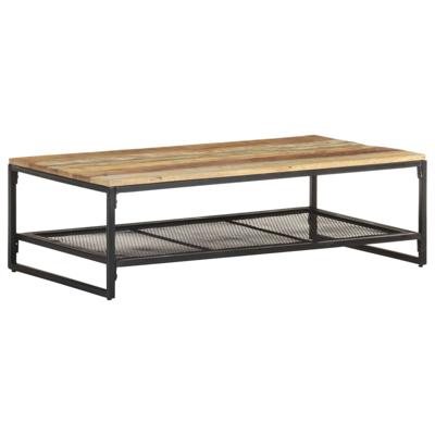 VidaXL Salontafel 110x60x35 cm massief gerecycled hout