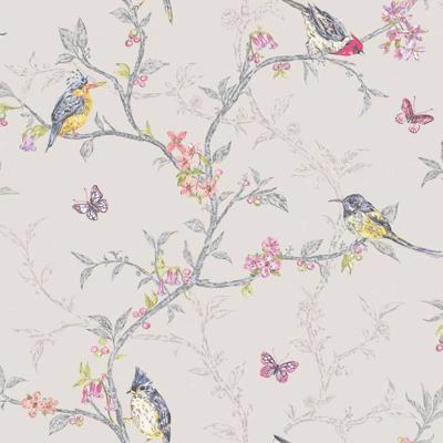 DUTCH WALLCOVERINGS behang phoebe lila