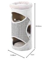 Trixie krabton edoardo taupe / creme 33x33x50 cm - thumbnail