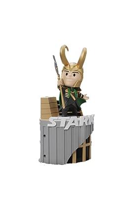 Marvel Mini Egg Attack Figures The Infinity Saga Stark Tower series Loki 12 cm