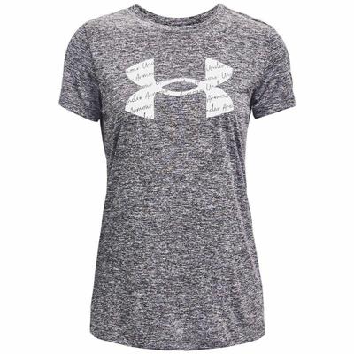 Dames-T-Shirt met Korte Mouwen Under Armour Tech Twist Grijs - Maat: XS