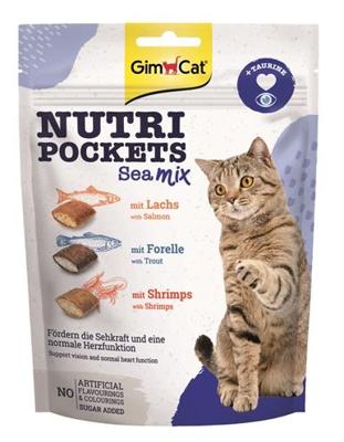 GIMCAT NUTRI POCKETS SEA MIX