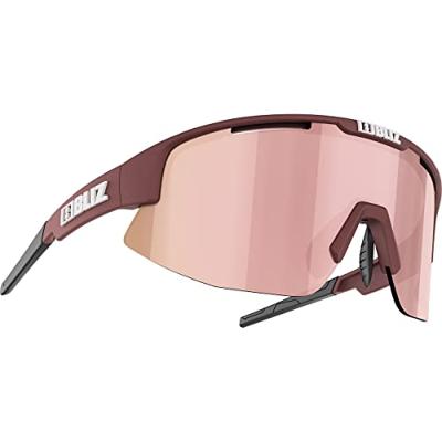 BLIZ matrix small brown w rose multi - sports glasses