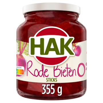 Hak BIO Rode Bieten Sticks 355g bij Jumbo