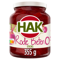 Hak BIO Rode Bieten Sticks 355g bij Jumbo - thumbnail