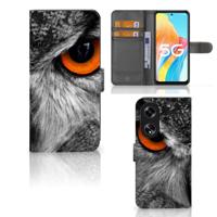 OPPO Reno8 T 5G | Telefoonhoesje | Met pasjeshouder | Uil - thumbnail