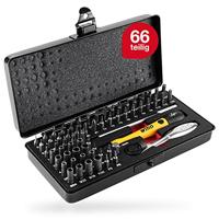 Wiha MicroBit-set ESD | assorti | 66-delig | incl. box - 39971 - 39971 - thumbnail