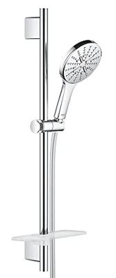 Grohe Rainshower Smartactive 130 glijstangset met 3 straalsoorten chroom