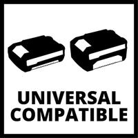 Einhell Power-X-Twincharger 3 A 4512069 Lader voor accupacks - thumbnail