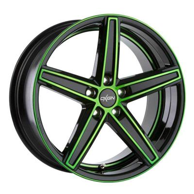 Oxigin 18 Concave neon green polish