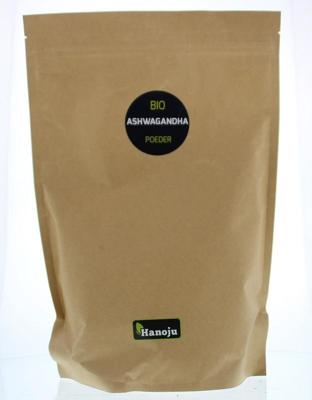 Hanoju Ashwagandha organic poeder 1 Kilogram