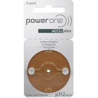 Powerone P312 Oplaadbare batterij voor hoortoestel ZA312 NiMH 23 mAh 1.2 V 2 stuk(s) - thumbnail