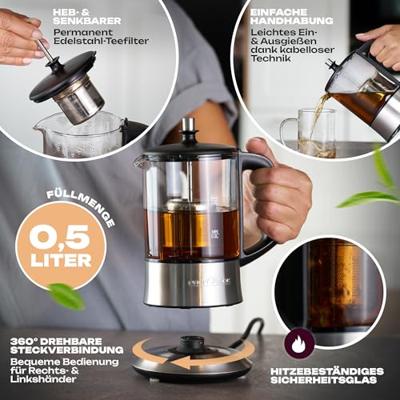 Profi Cook PC-TK 1165 Waterkoker Aantal/Volume: 0.5 l RVS