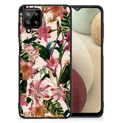 Samsung Galaxy A12 Bloemen Hoesje Flowers Samsung Galaxy A12 Bloemen Hoesje Flowers